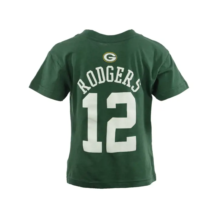 TEE ENFANT PACKERS NFL Mainliner Joueur Rodgers vert