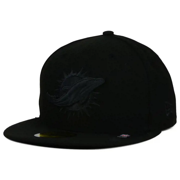 DOLPHINS NFL BLK/BLK 5950 DOLPHIN ngr