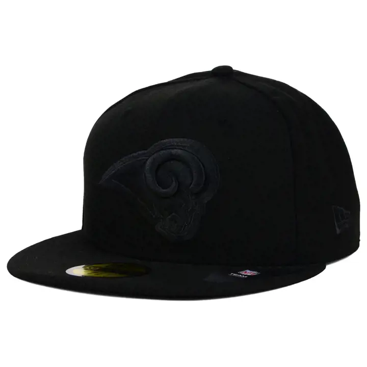LA Rams NFL BLK/BLK 5950 noir