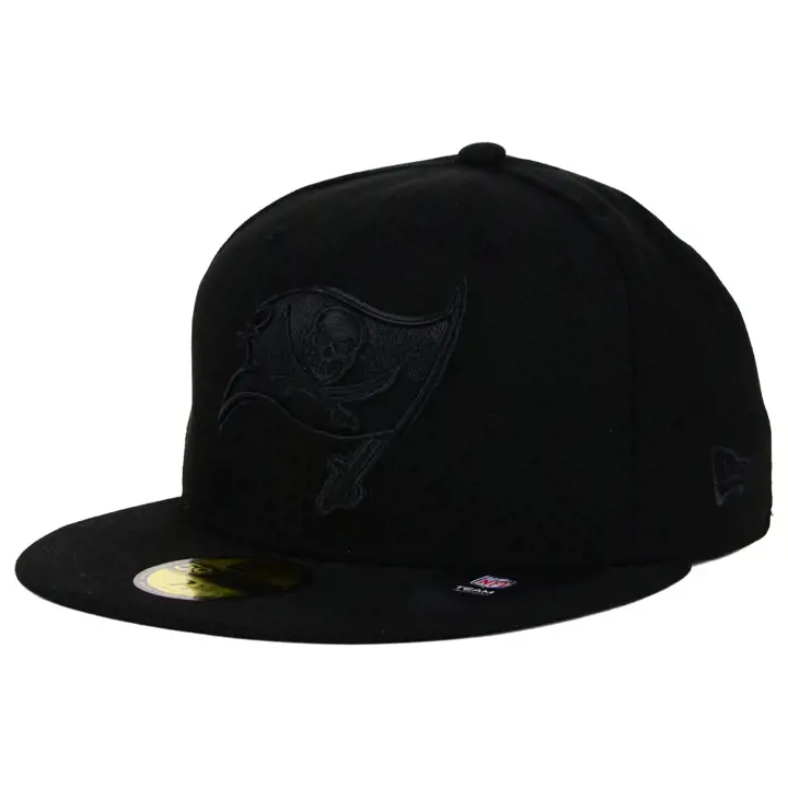 BUCCANEERS NFL NOIR/NOIR 5950 LOGO DRAPEAU noir