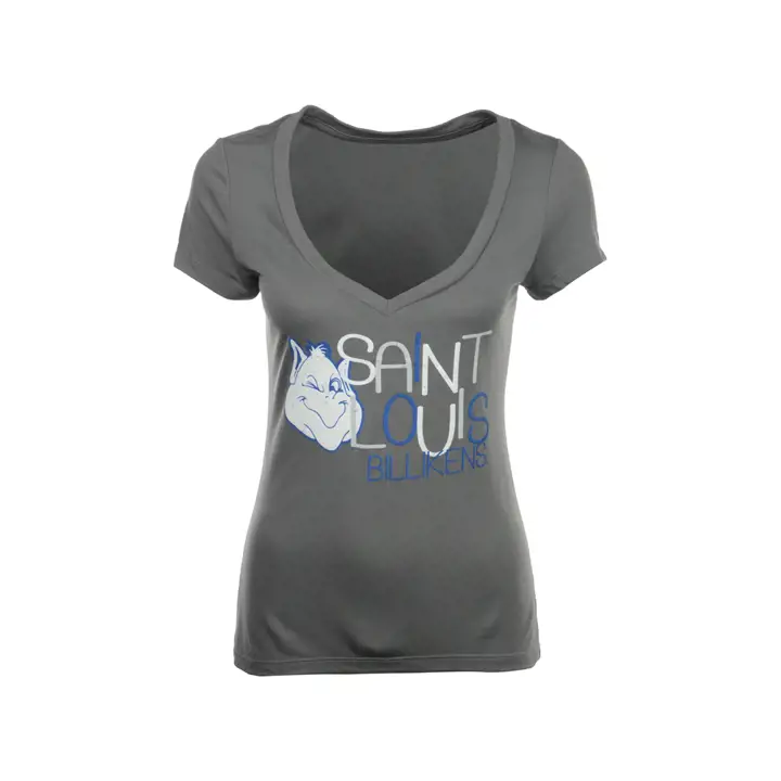 St Louis NCAA WMNS MAGIC LIQUID TEE Charcoal