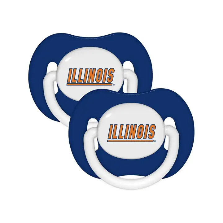 Sucette Illinois lot de 2 bleu marine