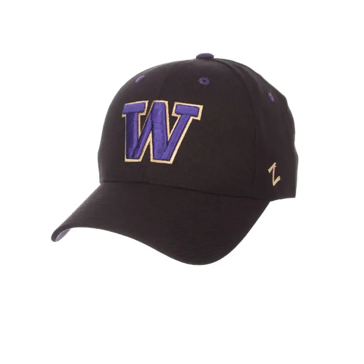Washington NCAA Concurrent "W" noir