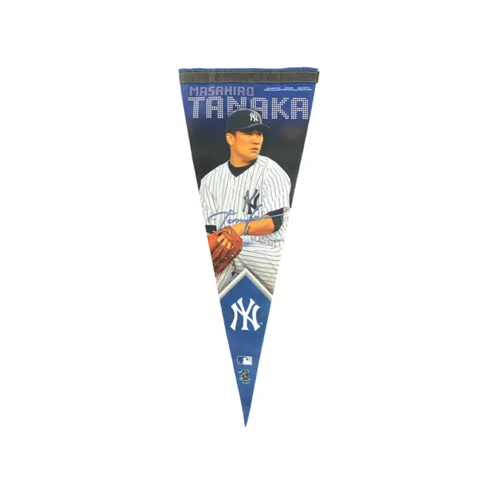 Fanion de joueur Premium Yankees 12x30 Tanaka marine