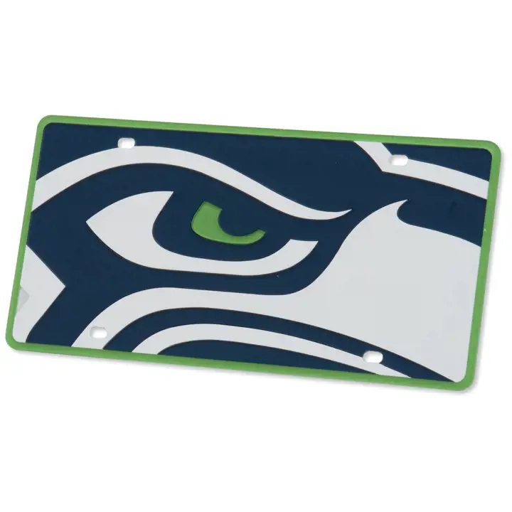 SEAHAWKS Mega Inlaid Acrylique Laser Tag marine