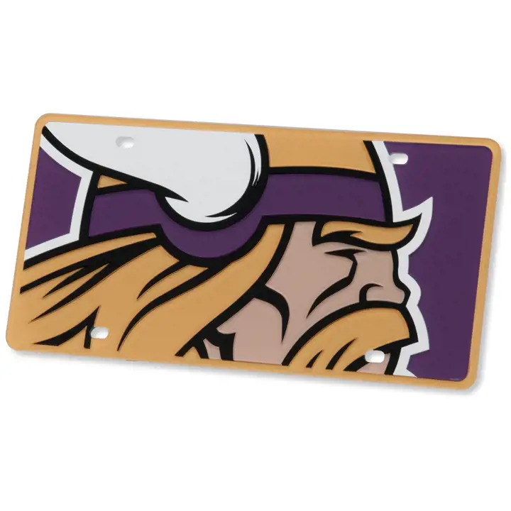 VIKINGS Mega Inlaid Acrylic Laser Tag pur