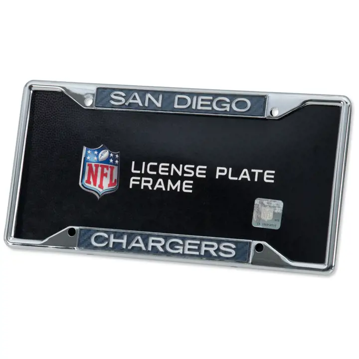 Cadre CHARGERS carbone laser gris