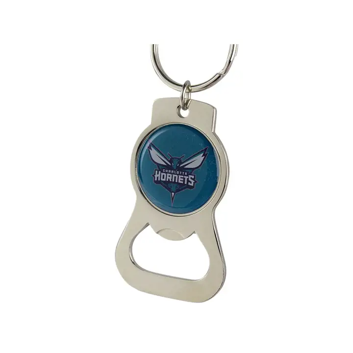 HORNETS Décapsuleur Porte-clés Aminco   teal/argent