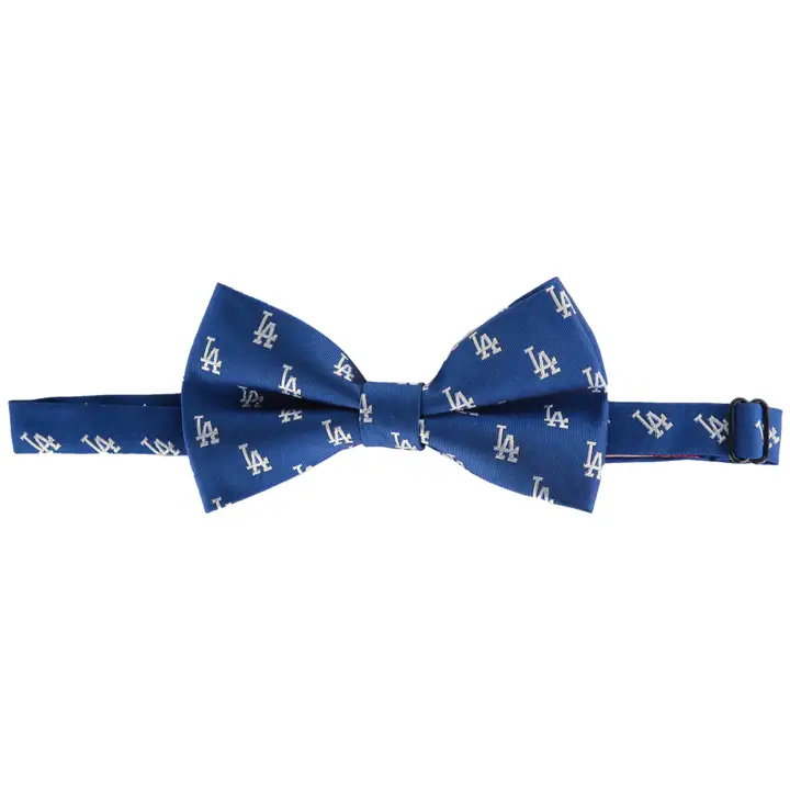 Nœud papillon DODGERS à motif répété bleu