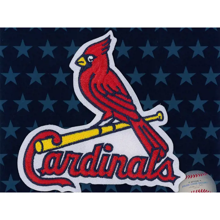 Écusson de manche principal des Cardinals de St. Louis (MLB) rouge