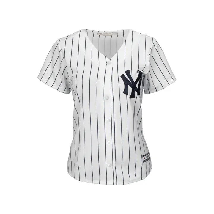 Maillot MLB Yankees Cool Base Femme   blanc/marine