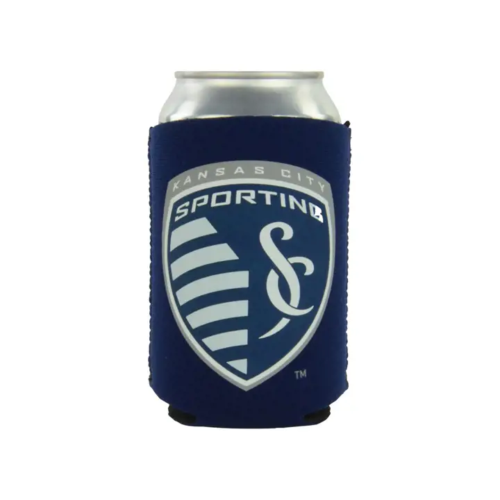SportingKC Can Coozie bleu