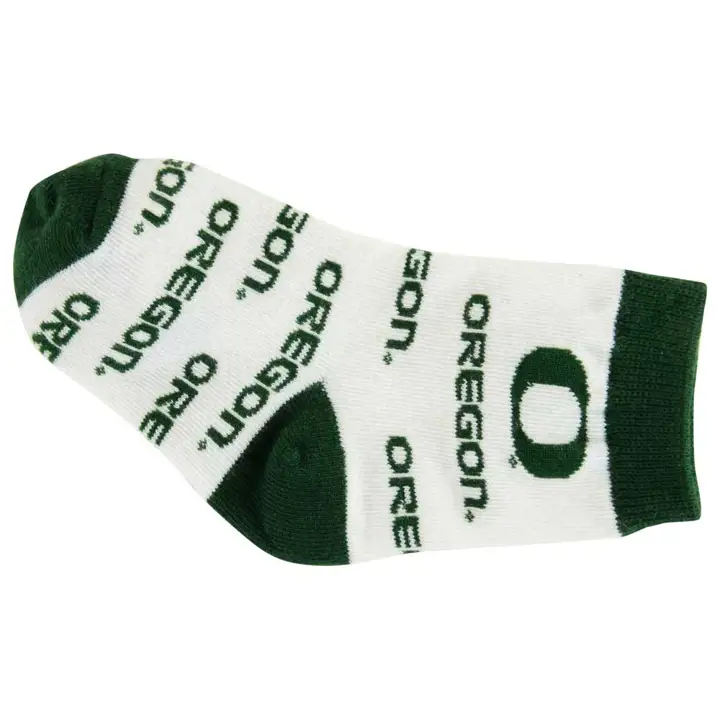 Chaussettes pour bébé Oregon - Motif vert/blanc