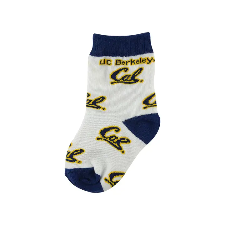 Chaussettes bébé CAL - Bleues imprimées