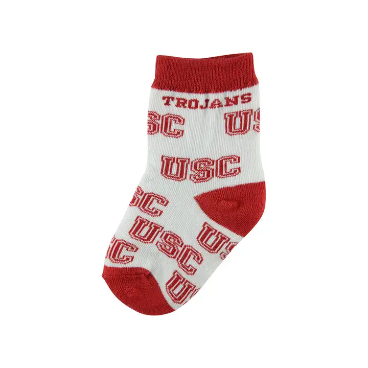 Chaussettes bébé USC - Crête partout