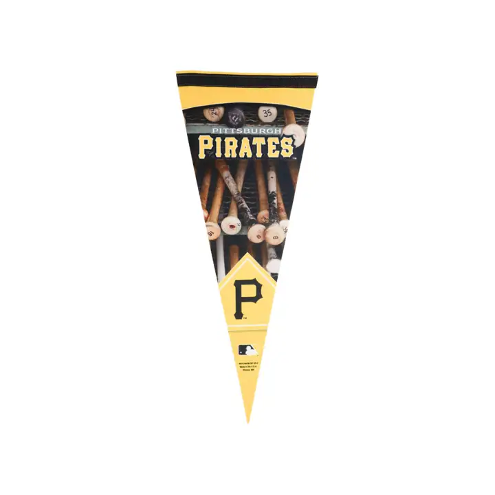 Fanion de qualité supérieure PIRATES 12x30 noir