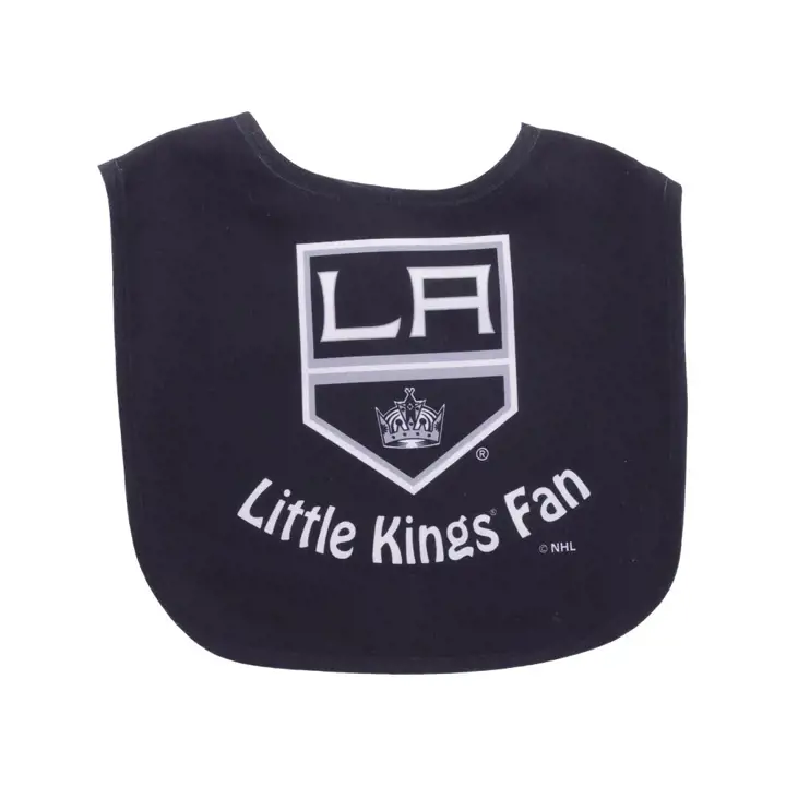 Bavoirs pressions LA KINGS - Poly Pro noir