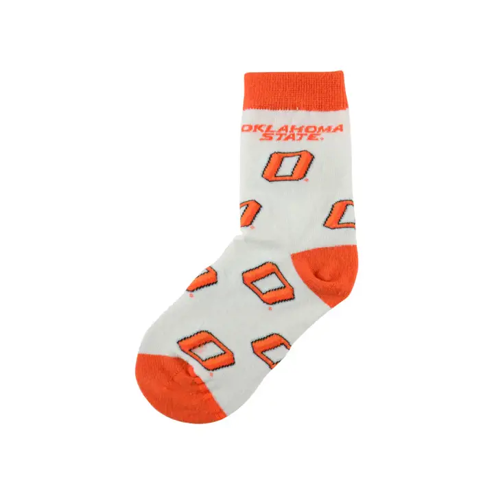 Chaussettes bébé Oklahoma State - Entièrement orange/noir