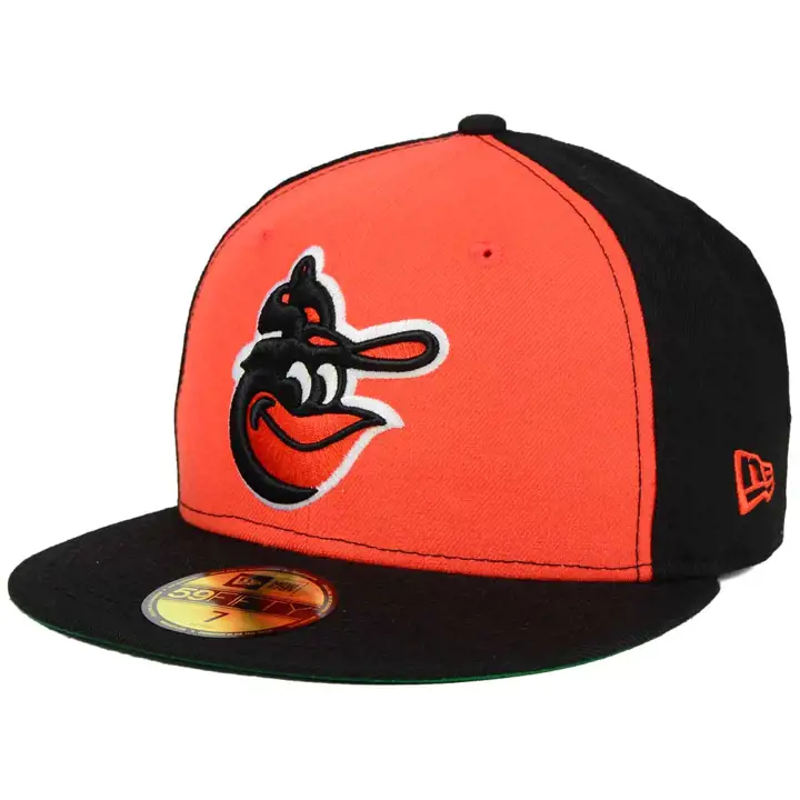 Casquette 59FIFTY MLB COOPERSTOWN Orioles orange/noir