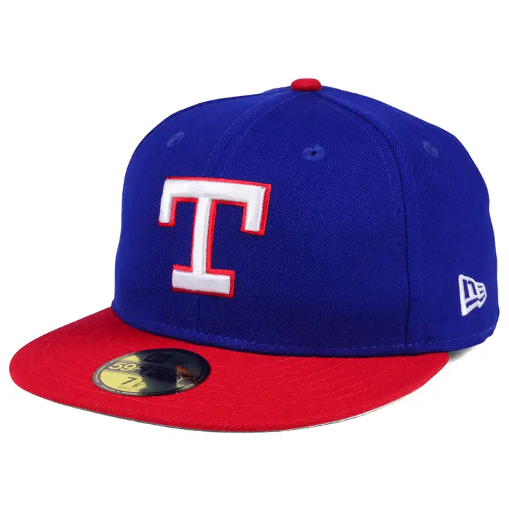 TX RANGERS MLB COOPERSTOWN 59FIFTY rbl/rouge