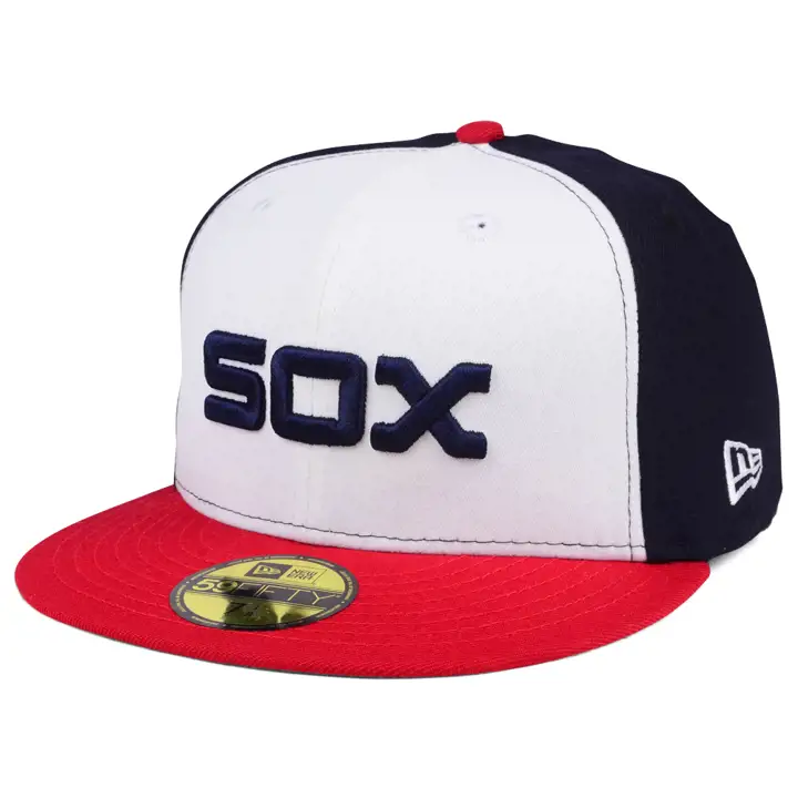 CASQUETTE WHITE SOX MLB COOPERSTOWN 59FIFTY blc/rge/mar