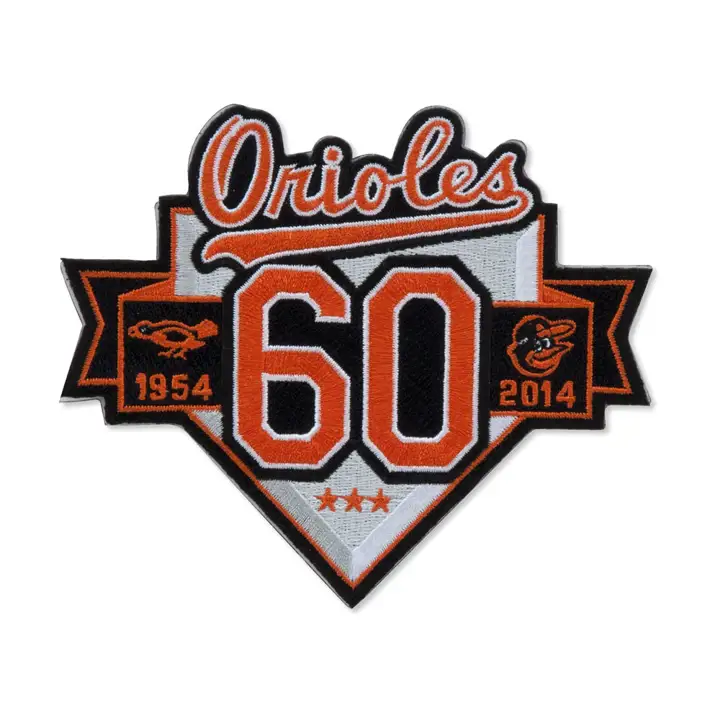Écusson des Orioles – Événement 60e anniversaire org/noir