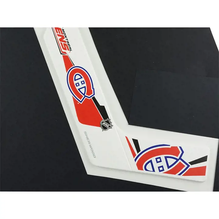 CANADIENS Mini-crosse de gardien en plastique - CA blc