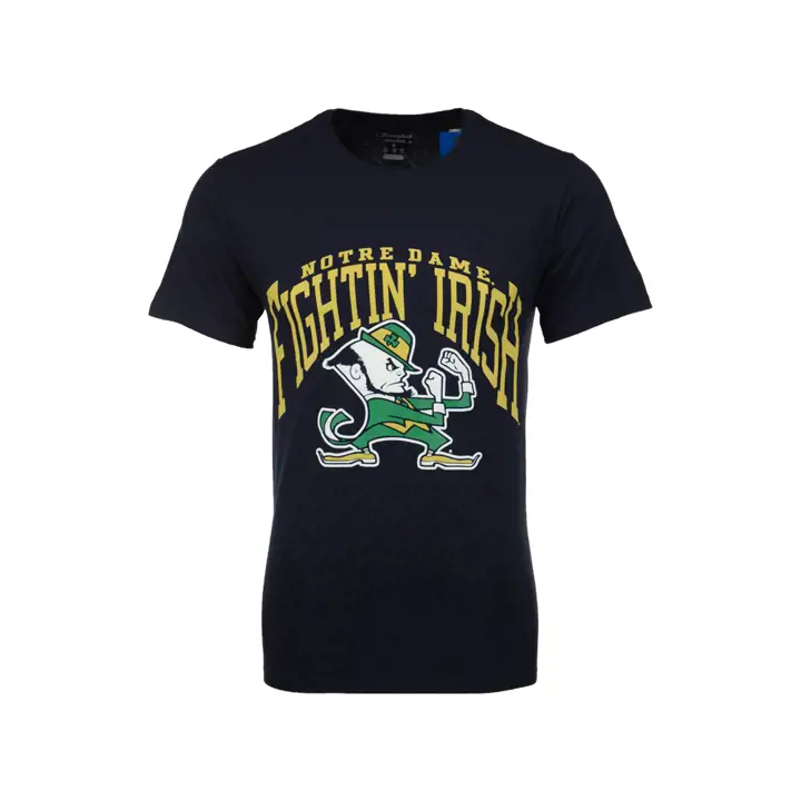 T-shirt Notre Dame 2F NCAA Logo mi-taille marine