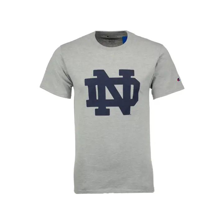 T-shirt Notre Dame 2F NCAA Grand Logo ND Gris