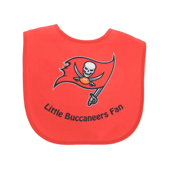 Bavoirs à pression BUCCANEERS - Poly Pro rouge