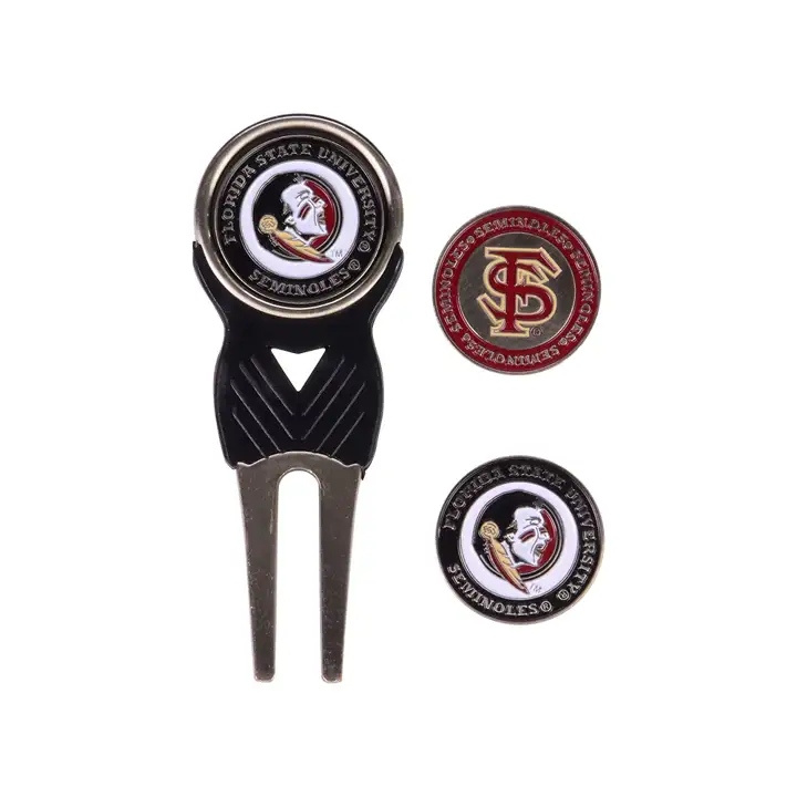 "Outil de Divot Florida St avec Marqueurs \"New Seminole\" arg"