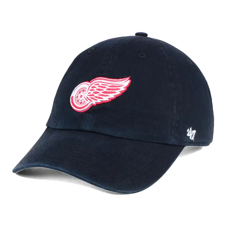Casquette Red Wings de la LNH Clean-Up noire