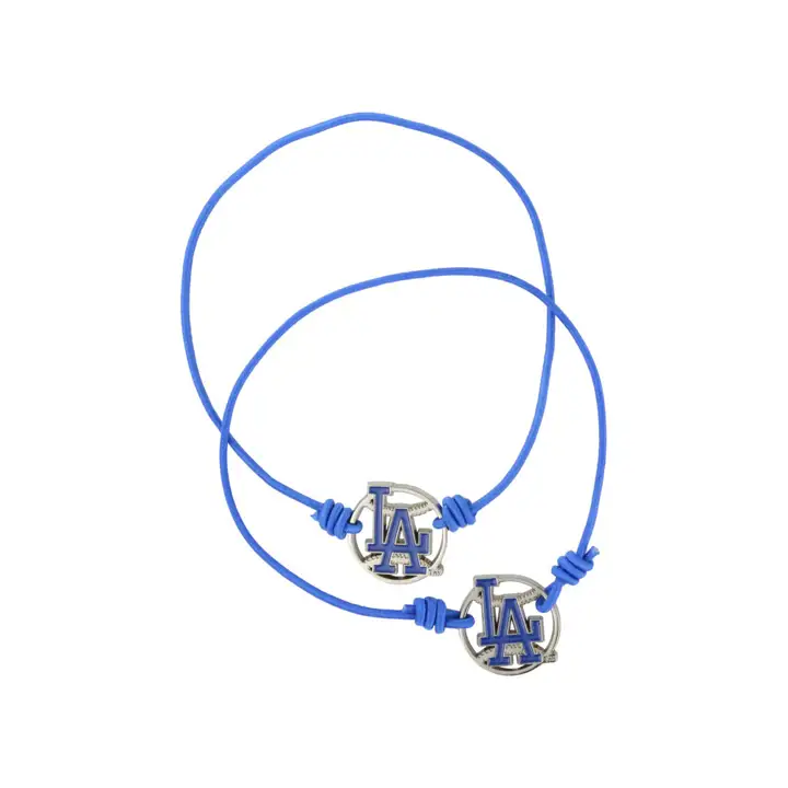 Bracelet élastique/Attache pour cheveux DODGERS - Lot de 2 bleus