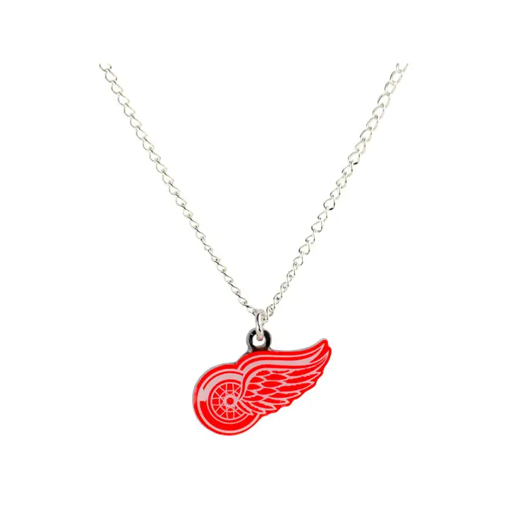 Collier avec logo de l'équipe des Red Wings Aminco rouge