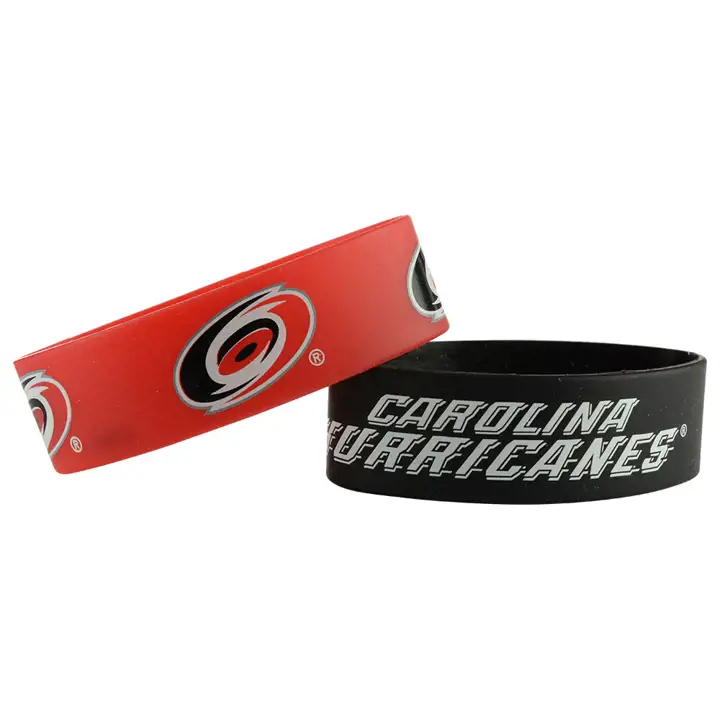 Bracelets larges HURRICANES lot de 2 Aminco Rouge bordeaux