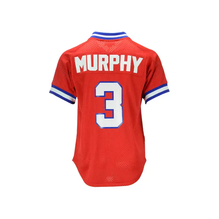 Maillot MLB M&N Auth BP Mesh BRAVES MURPHY rouge