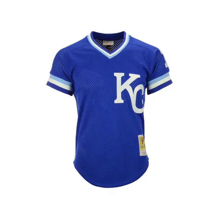 ROYALS MLB M&N Maillot authentique en maille BP Jackson rbl