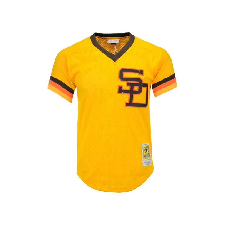 Maillot en maille M&N Auth BP PADRES MLB GWYNN gl/brn/org