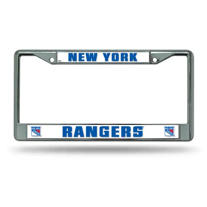 NY Rangers Cadre chromé Rico silv