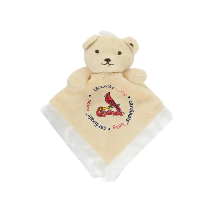 Couverture d'ours en peluche de sécurité STL CARDS rouge