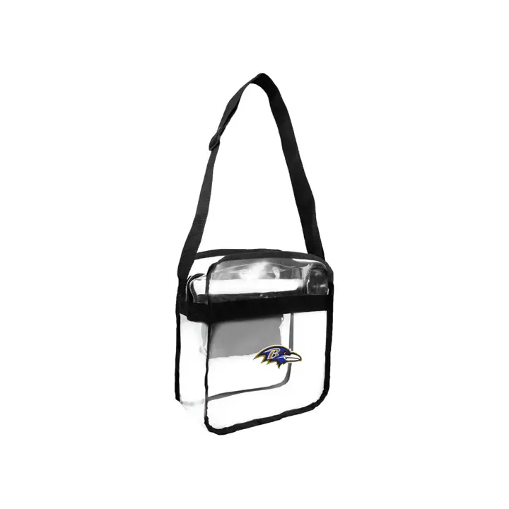 Sac de transport ultime Ravens transparent/noir