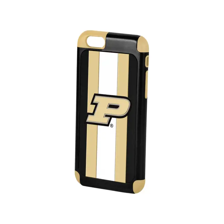 Coque double hybride Purdue pour iPhone 6 noir/doré