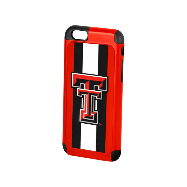 Étui hybride double Texas Tech pour iPhone 6 rouge/blanc/noir