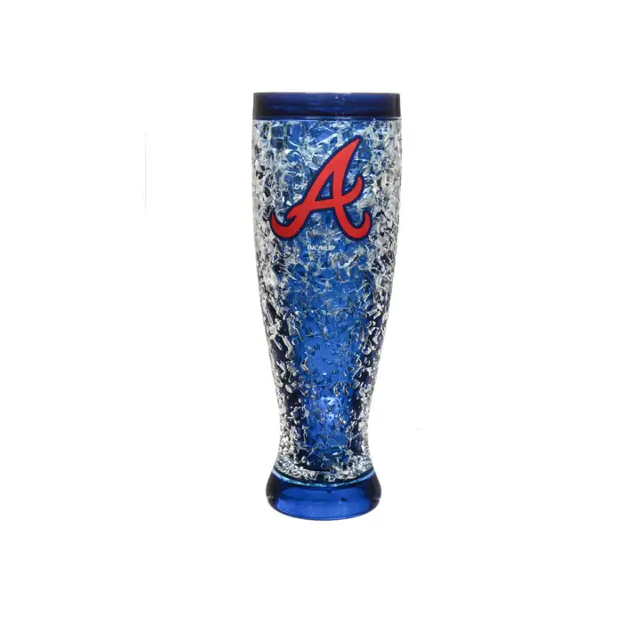 Atlanta Braves Freezer Pilsner Insert de couleur - 16oz NAVY