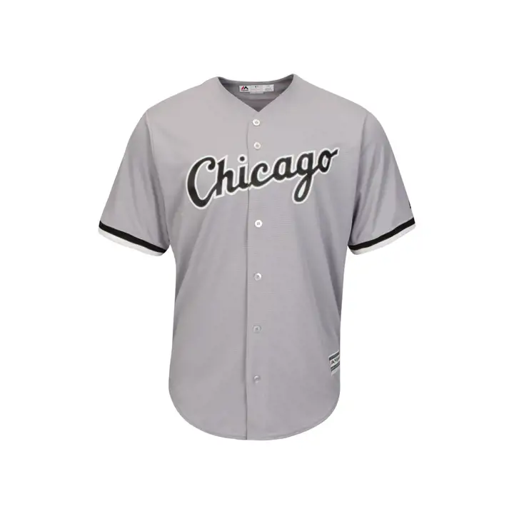 Maillot de baseball réplique vierge des White Sox de la MLB, gris