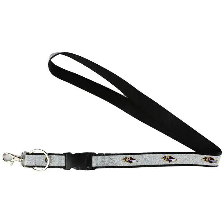 Cordon Ravens Sparkle-Aminco noir/argent
