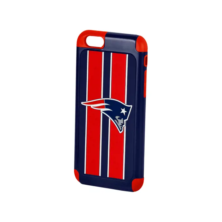 Coque double hybride iPhone 6 PATRIOTS marine