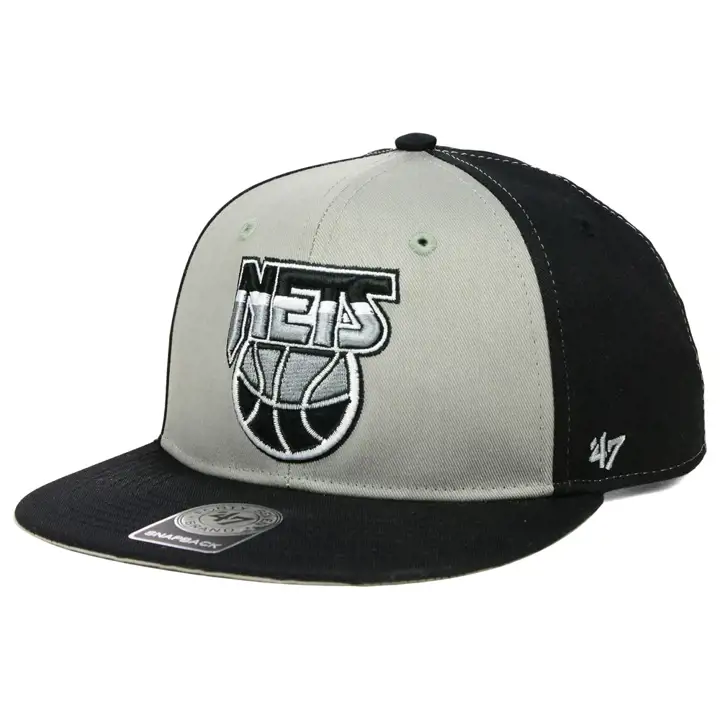 CASQUETTE ENFANT AJUSTABLE NETS NBA KINNICK GRIS/NOIR