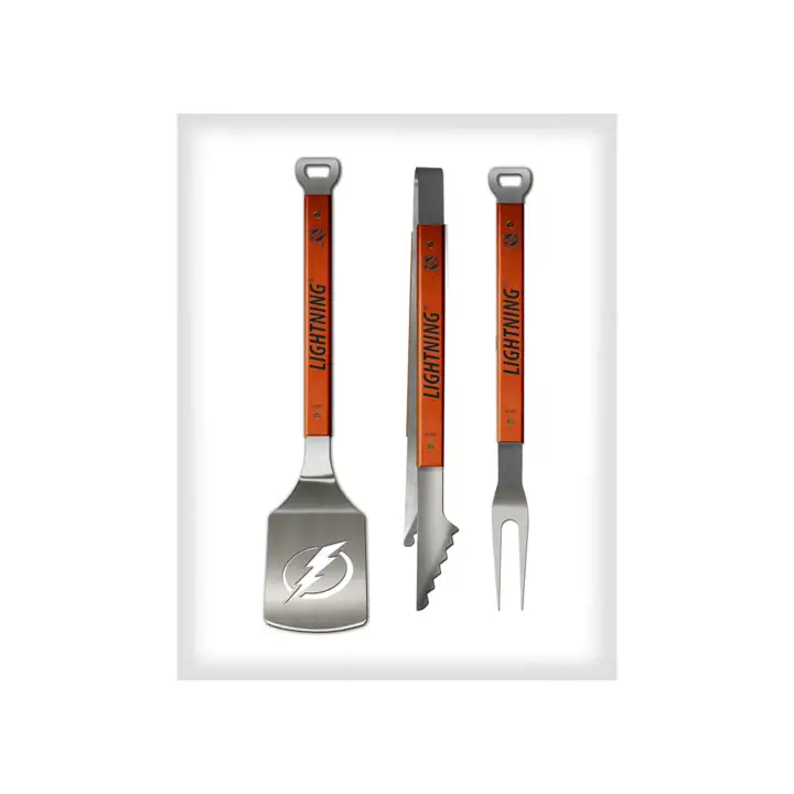 Ensemble 3 pièces de spatules Lightning brun/argent