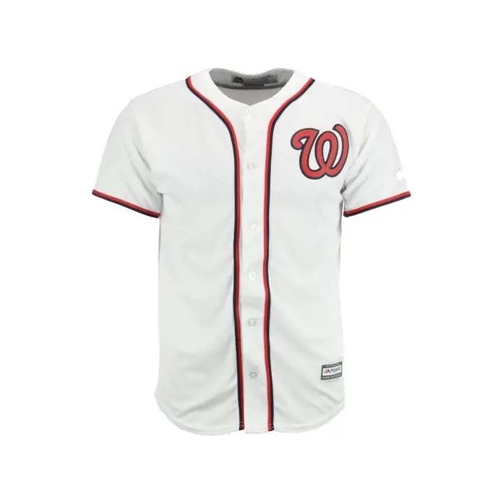 Nationals MLB Jeune Maillot Réplique Vierge CB blc